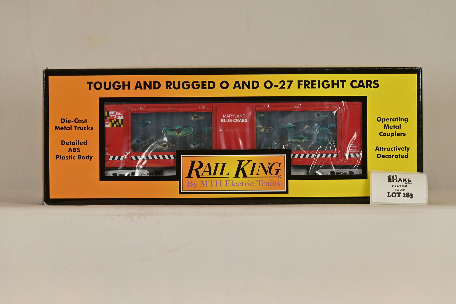 MTH 30-79193 Maryland Crabs Operating Aquarium Car w/ OB (1 of 2)