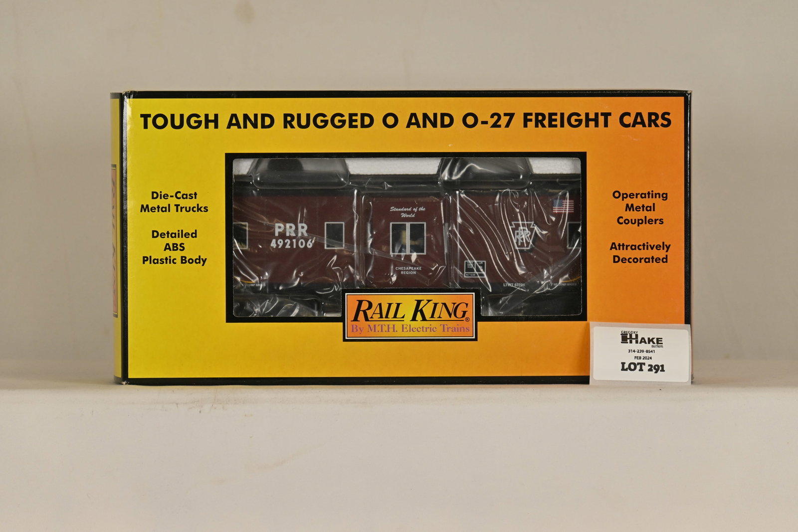 MTH 30-77112 Pennsylvania Bay Window Caboose w/ OB: MTH 30-77112 Pennsylvania Bay Window Caboose w/ OB, C10