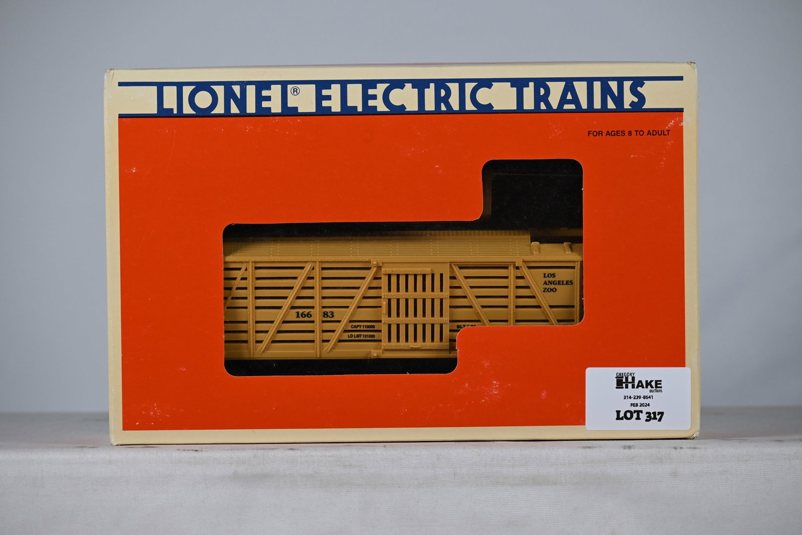 Lionel 6-16683 Operating Elephant Car w/ OB: Lionel 6-16683 Operating Elephant Car w/ OB, C10