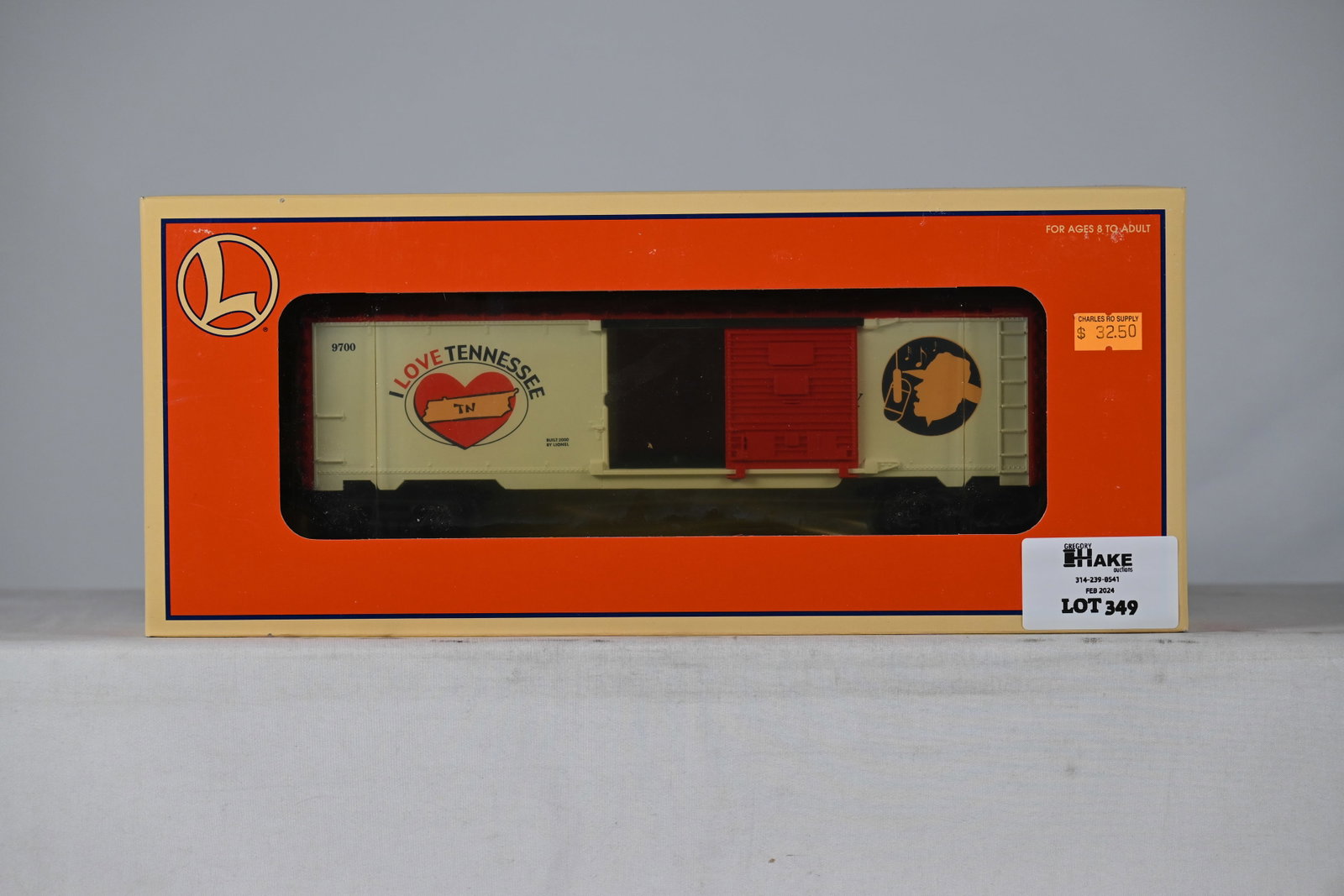 Lionel 6-19988 I Love Tennessee Boxcar w/ OB: Lionel 6-19988 I Love Tennessee Boxcar w/ OB, C10