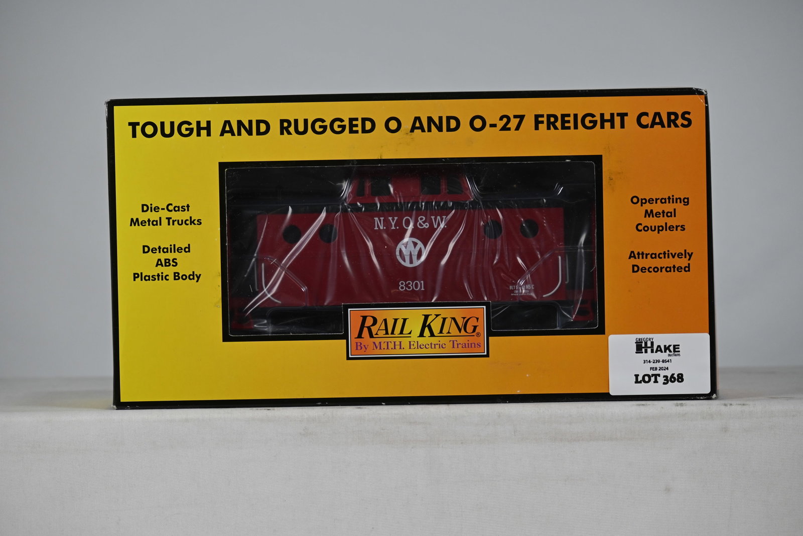 MTH 30-77135 New York Ontario & Western N5c Caboose w/ OB: MTH 30-77135 New York Ontario & Western N5c Caboose w/ OB, C10