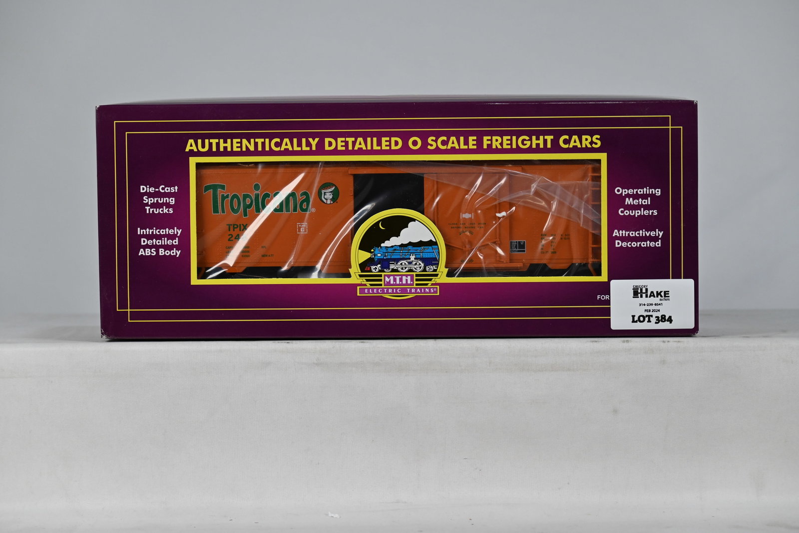 MTH 20-94016 Tropicana Reefer w/ OB: MTH 20-94016 Tropicana Reefer w/ OB, C10