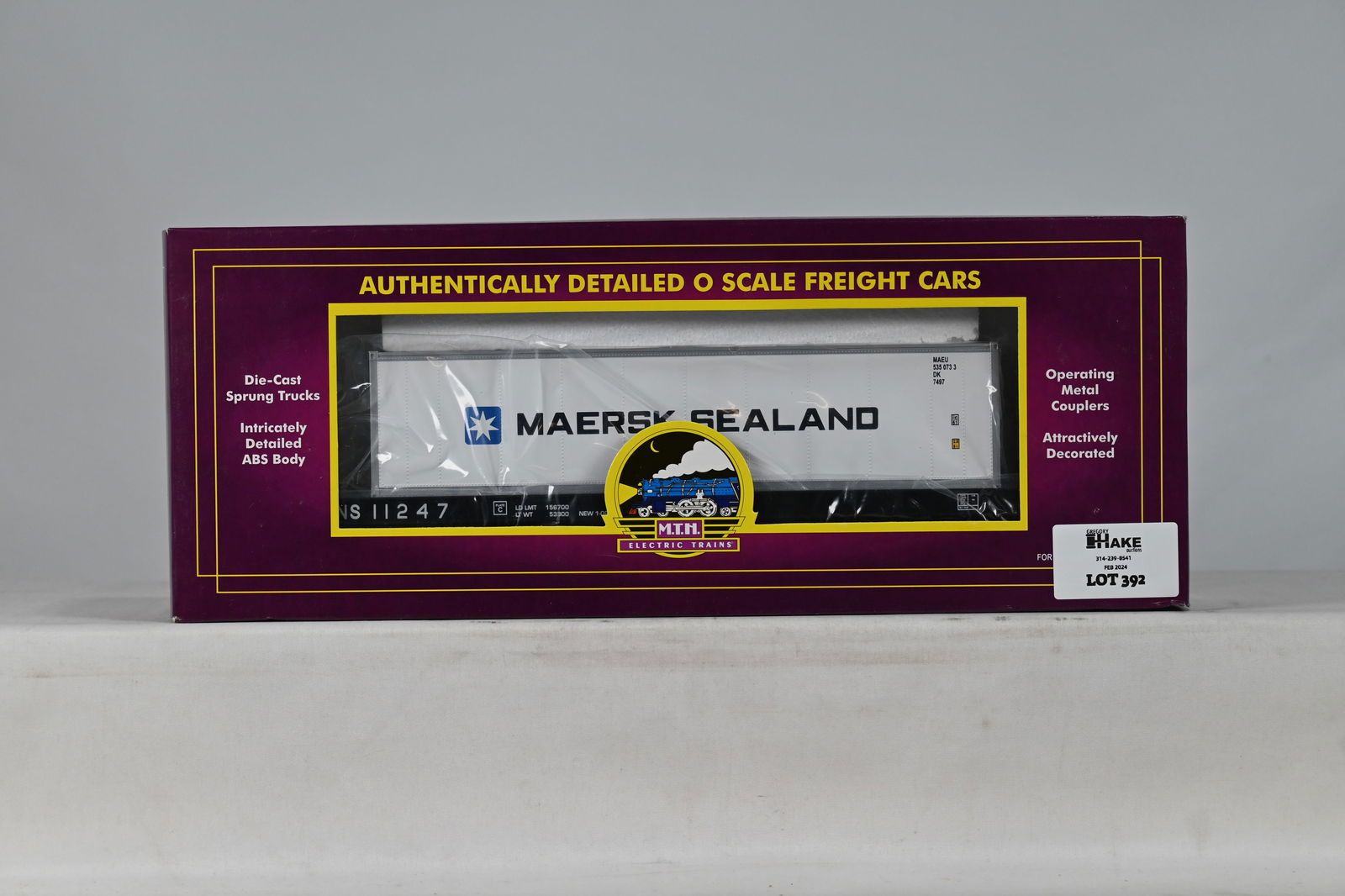 MTH 20-98367 Norfolk Southern Flatcar w/ 40' Container & OB (1 of 2)