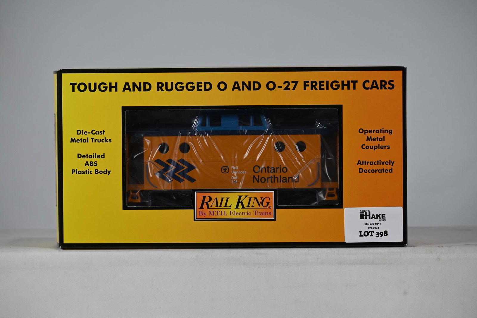 MTH 30-77136 Ontario & Northland N5c Caboose w/ OB (1 of 2)