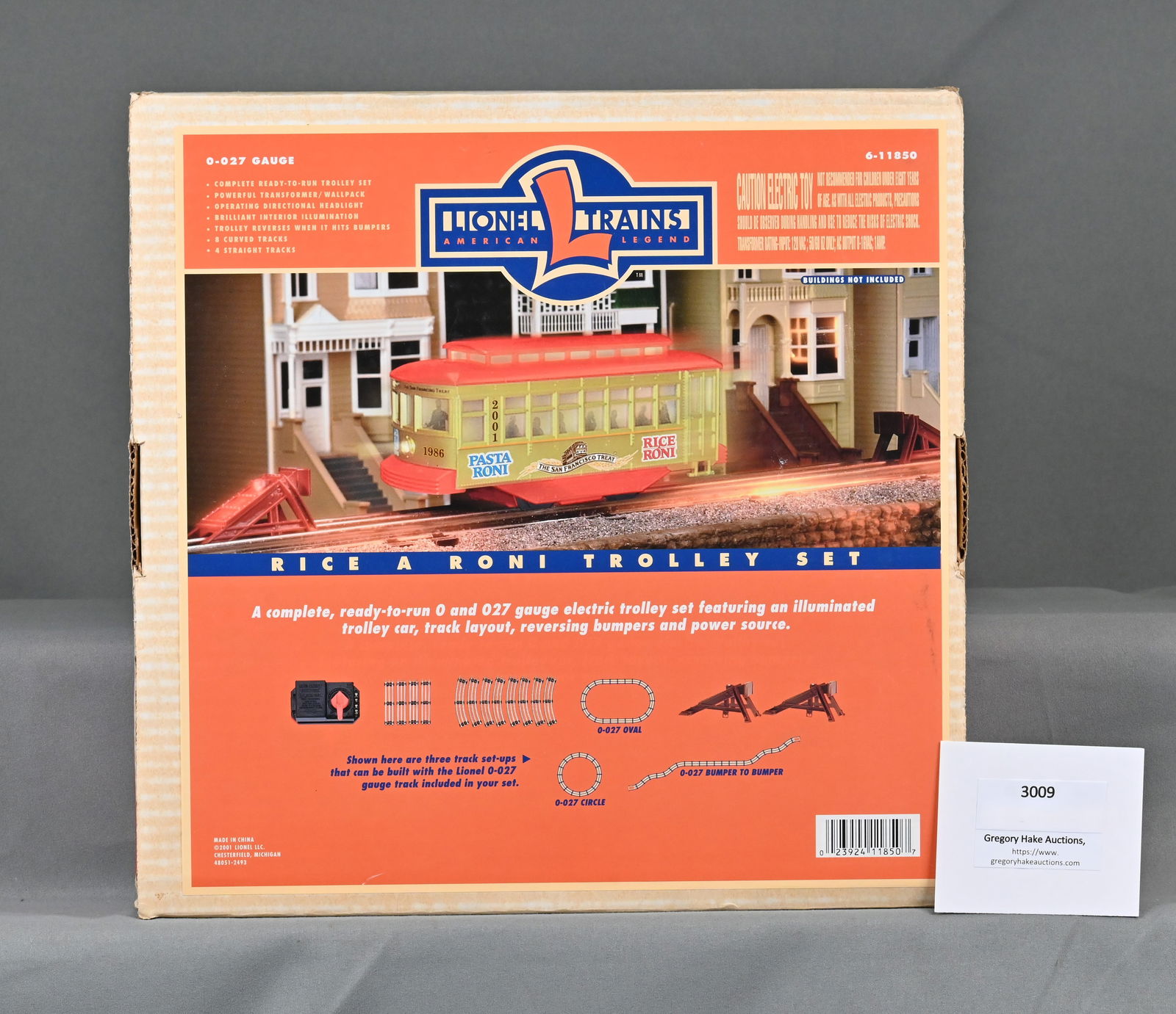 Lionel 6-11850 Rice A Roni Trolley Set w/OB (1 of 7)