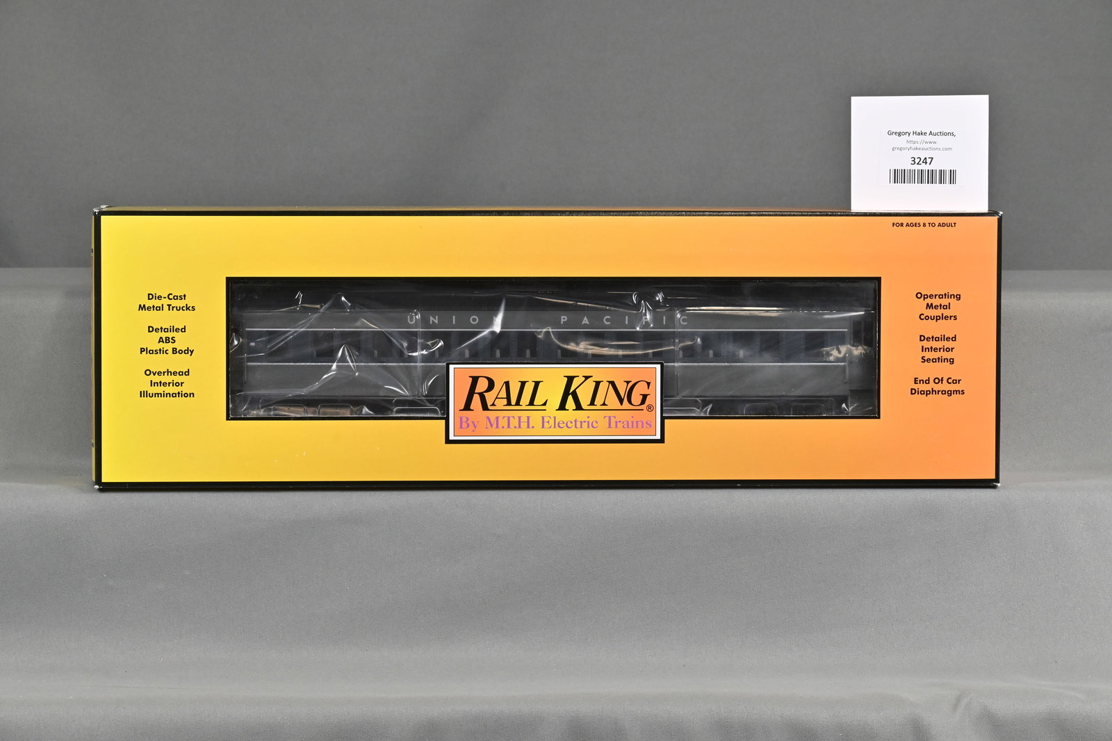 MTH Rail King 30-6927 Union pacific 60' Madison Coach Car w/OB (1 of 2)