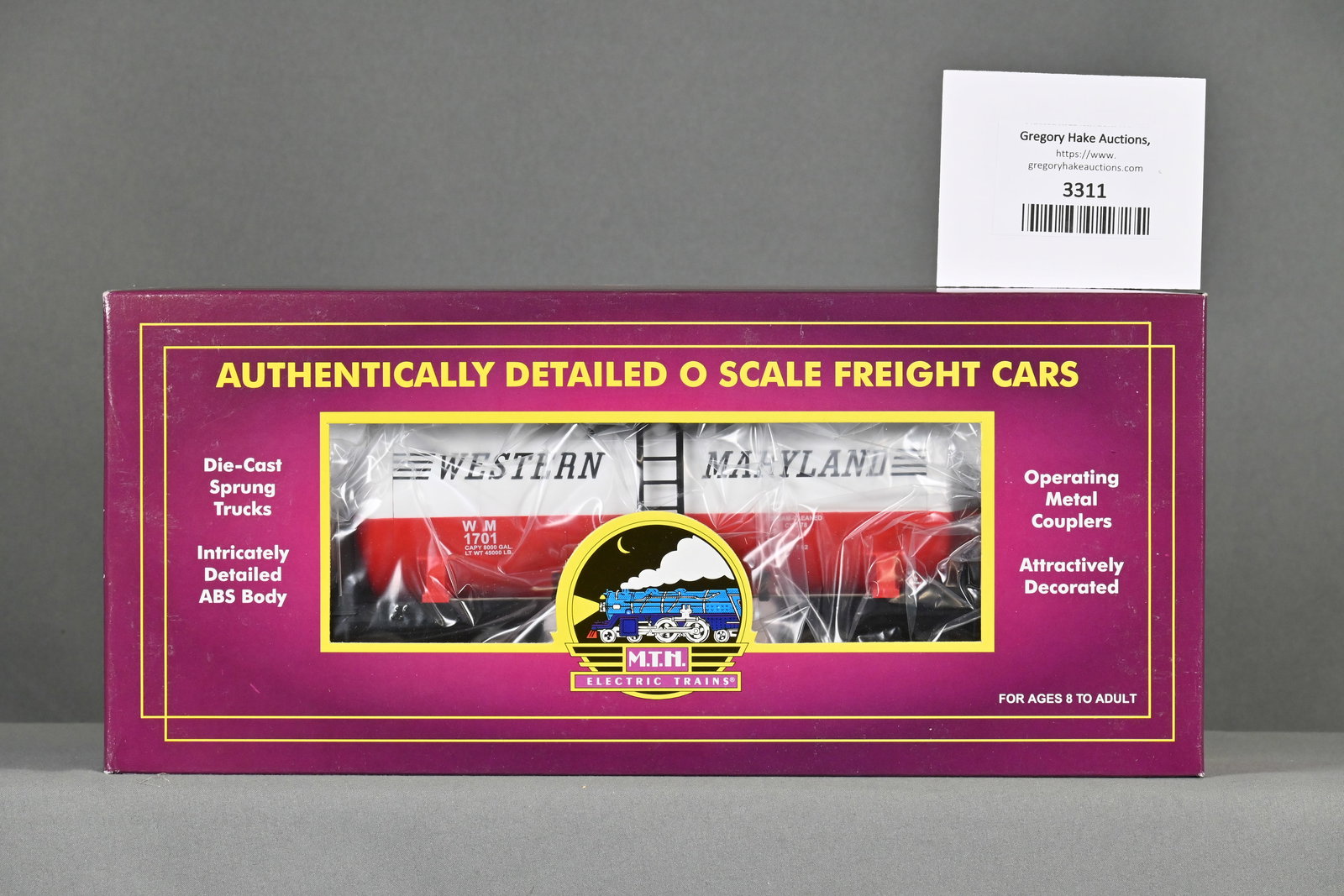 MTH 20-96070 Western Maryland 8000 Gallon Tank Car w/ OB (1 of 2)