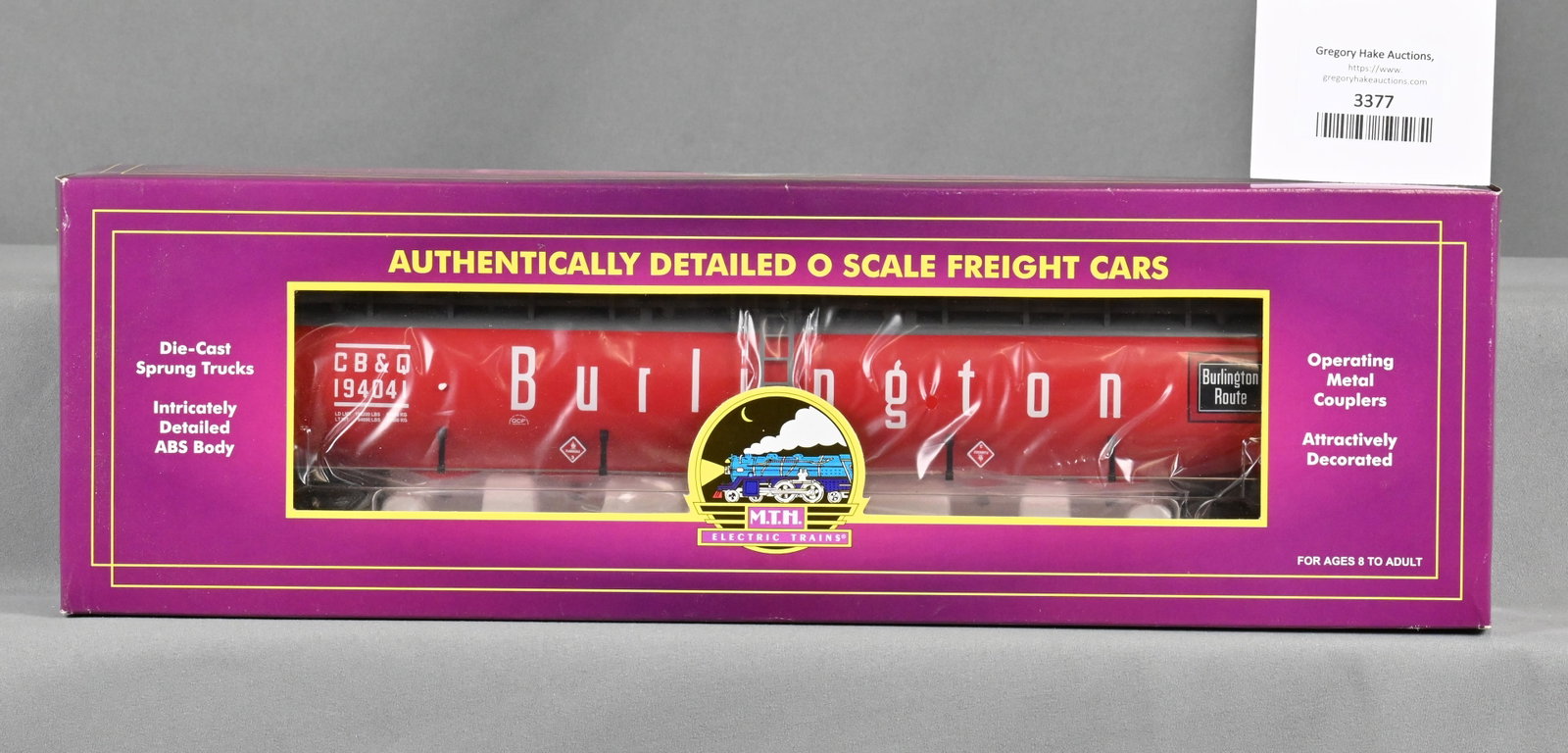 MTH 20-96064 20K Gallon 4-Compartment Tank Car w/ OB: MTH 20-96064 20K Gallon 4-Compartment Tank Car w/ OB, C10