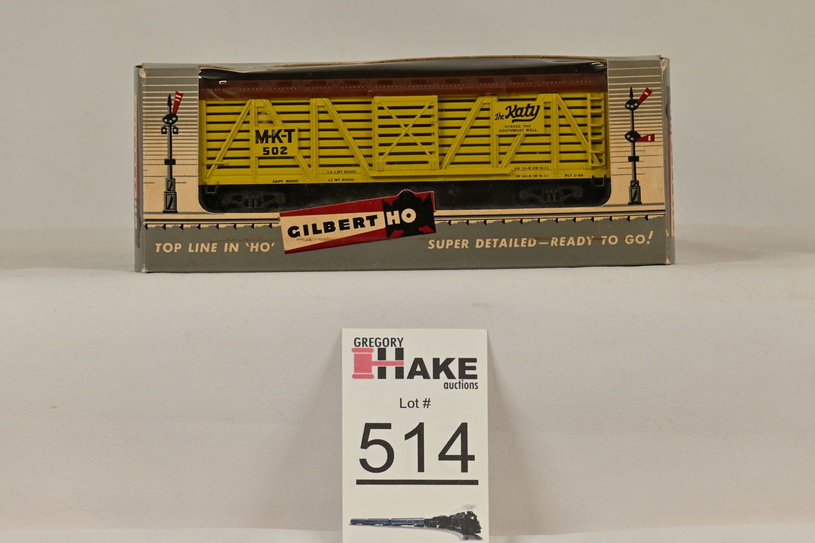 American Flyer Gilbert HO 502 Cattle Car, w/ OB (1 of 2)