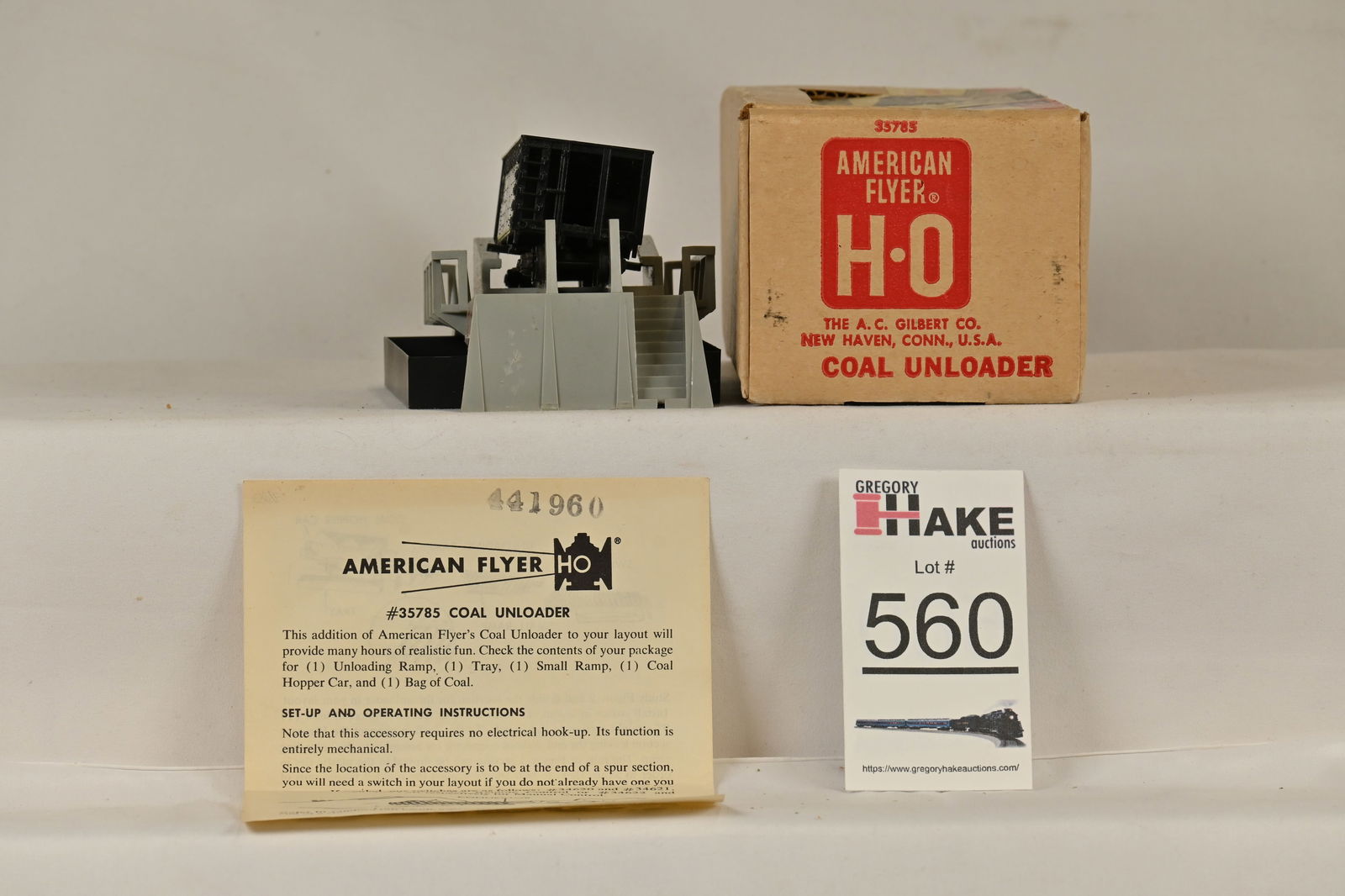 American Flyer HO 35785 Coal Unloader, w/ OB (1 of 3)