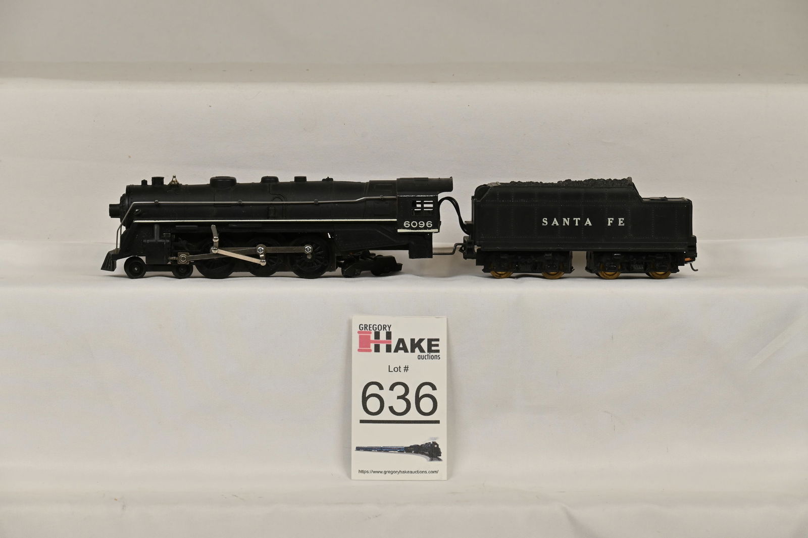 Marx 6096 Hudson Steam Engine with Santa Fe Tender (1 of 6)