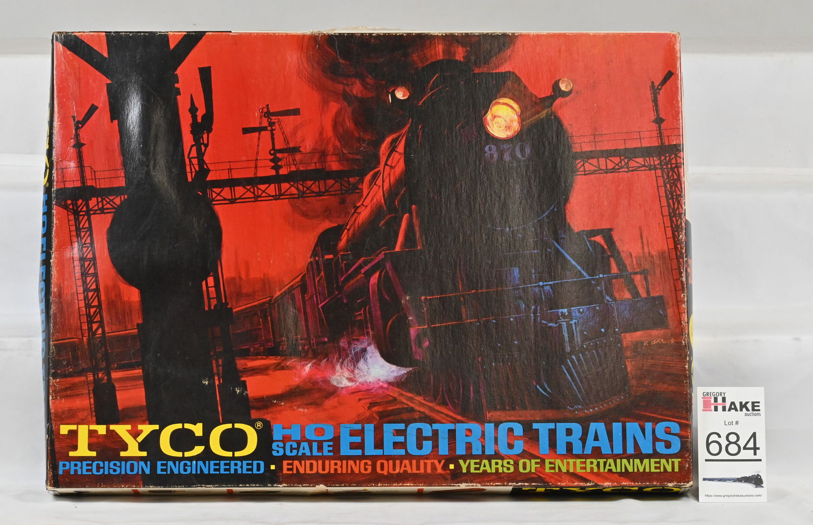 Tyco HO T6705A:2498 Pennsylvania F7 Passenger Set Empty Individual and Set Box (1 of 4)