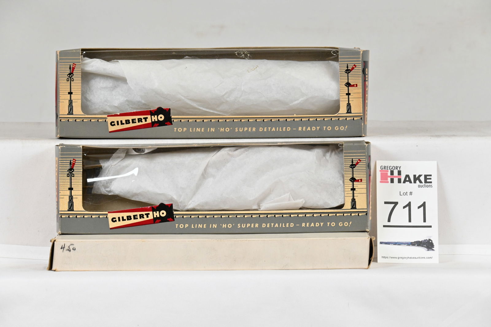 American Flyer Gilbert HO Track Unit Assembly, HO 612 Curved Track & H0620 Right Hand Switch (1 of 3)