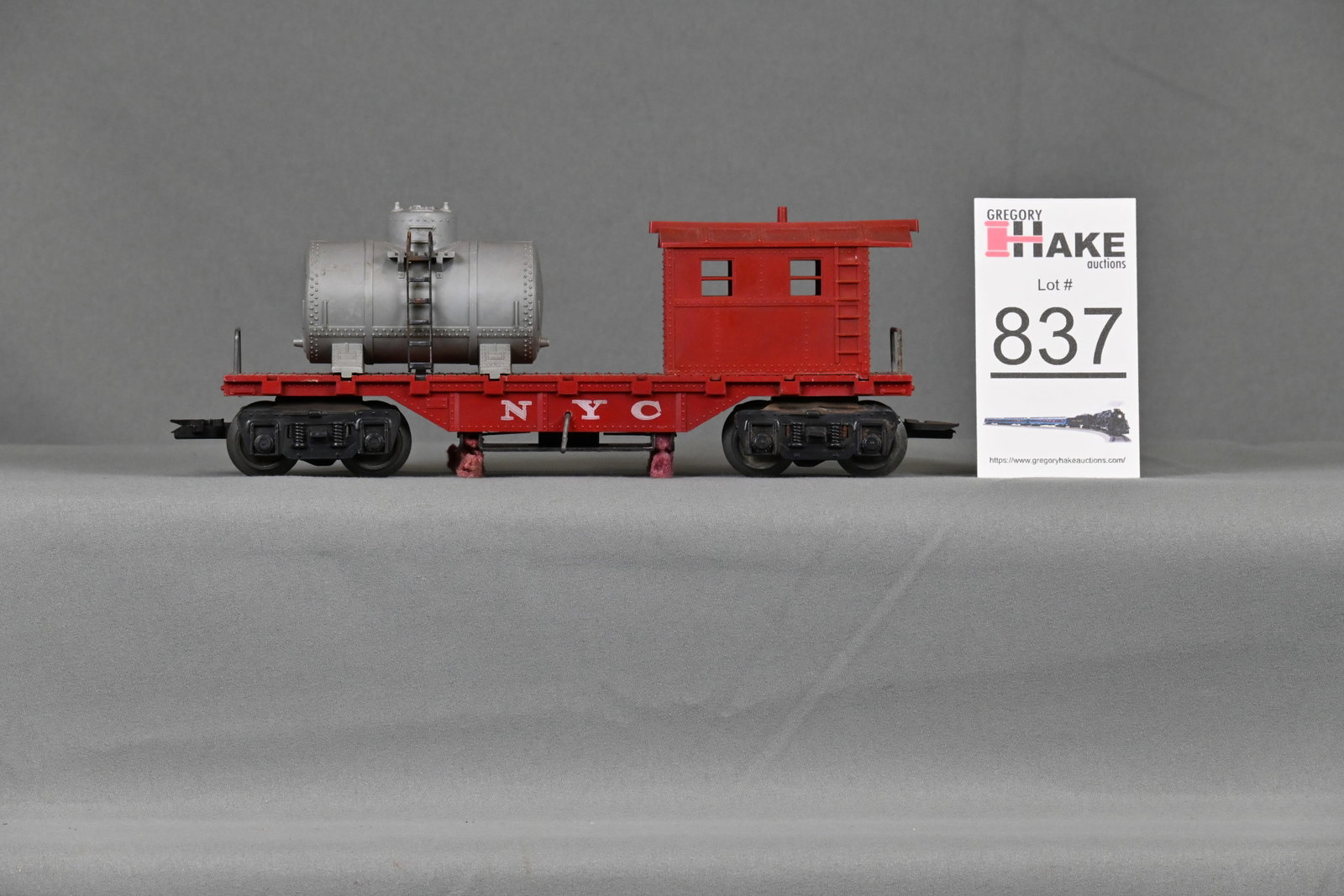 Marx NYC Track Cleaning Work Caboose: Marx NYC track cleaning work caboose, C7