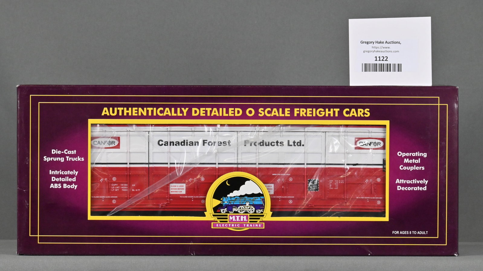 MTH 20-93311 Canfor (#4627) 55' All-Door Box Car, w/ OB: MTH 20-93311 Canfor (#4627) 55' All-Door Box Car, w/ OB - C10