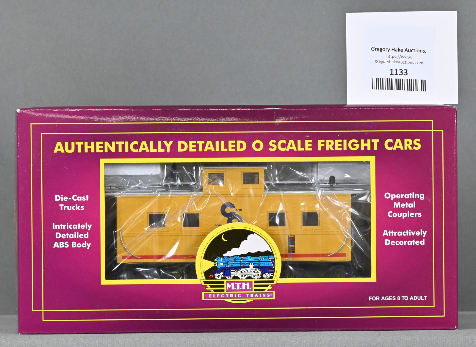 MTH 20-91057 Chesapeake & Ohio Steel Caboose, w/ OB (1 of 2)