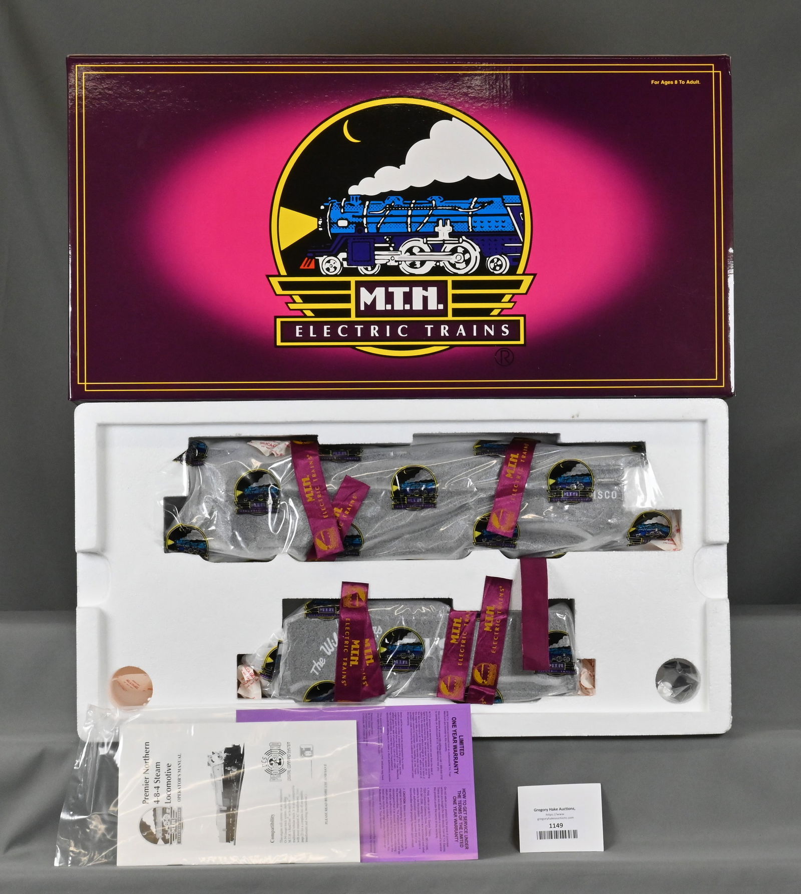 MTH 20-3081-1 Frisco/Will Rogers 4-8-4 Northern Steam Engine w/ Proto Sound 2.0, w/ OB (1 of 4)