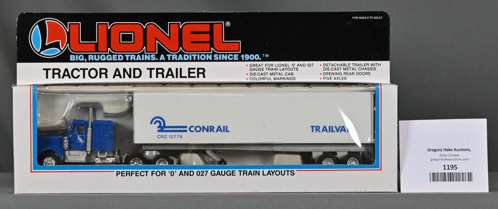 Lionel 6-12778 Lionel Tractor and Trailer, w/ OB: Lionel 6-12778 Lionel Tractor and Trailer, w/ OB - C10