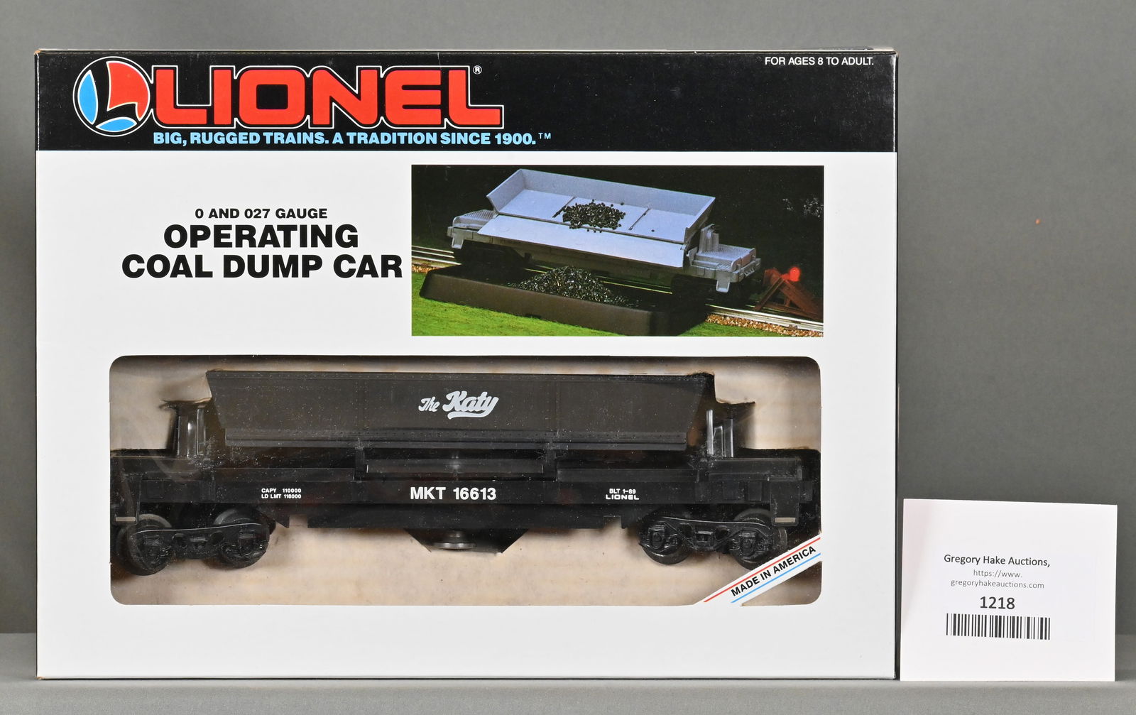 Lionel 6-16613 Katy Coal Dump Car, w/ OB (1 of 2)