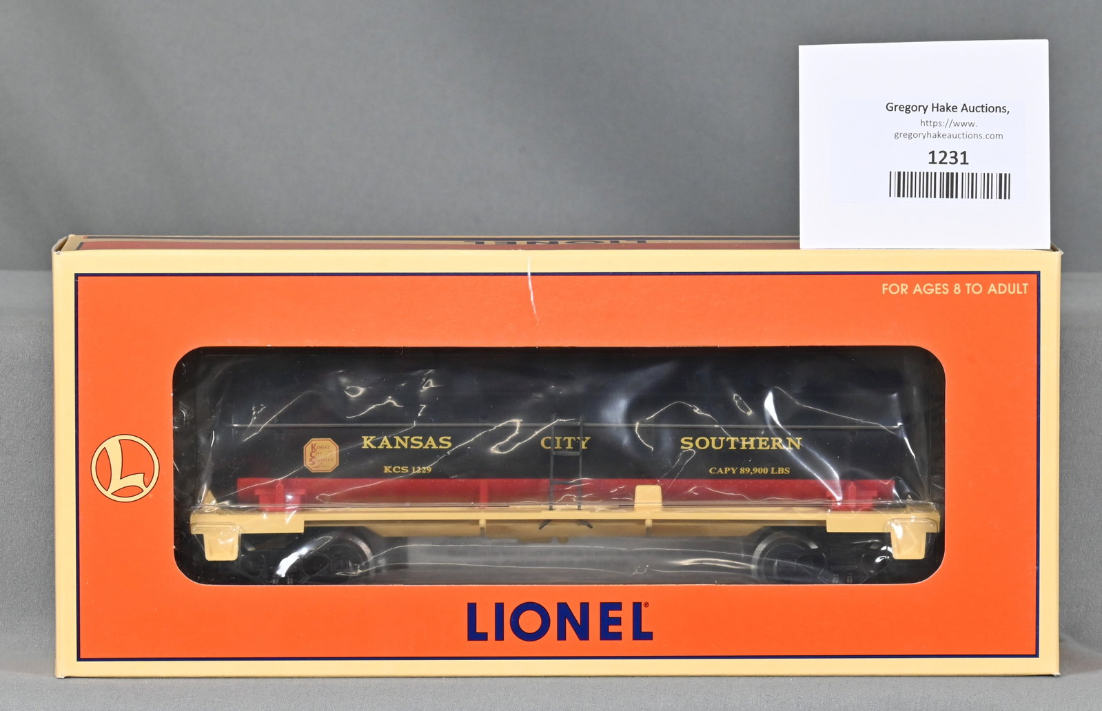 Lionel 6-26120 KCS 30M Tank Car, w/ OB: Lionel 6-26120 KCS 30M Tank Car, w/ OB - C10