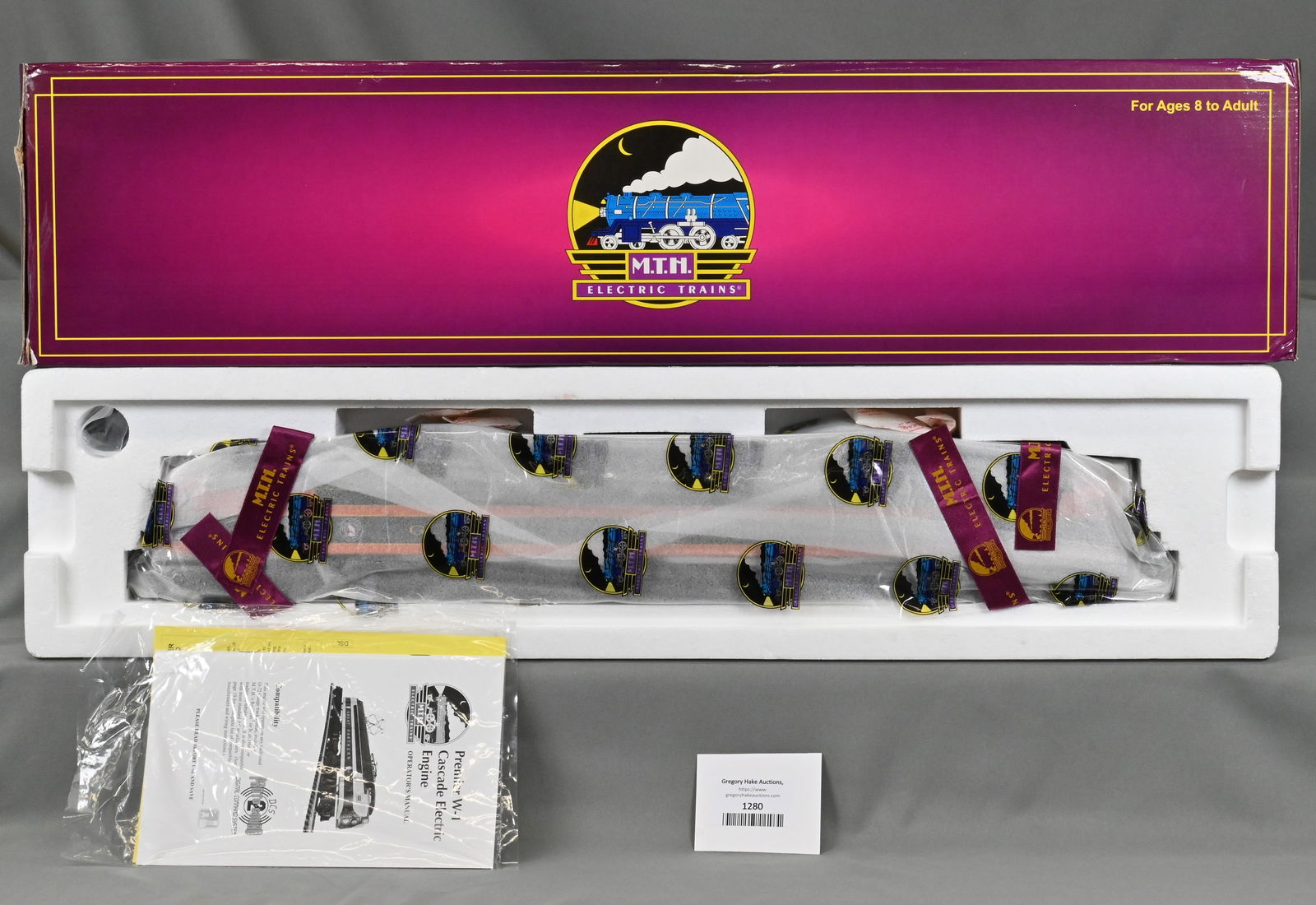 MTH 20-5514-1 Great Northern (#5018) Cascade W-1 Electric Engine With Proto-Sound 2.0 & OB (1 of 4)