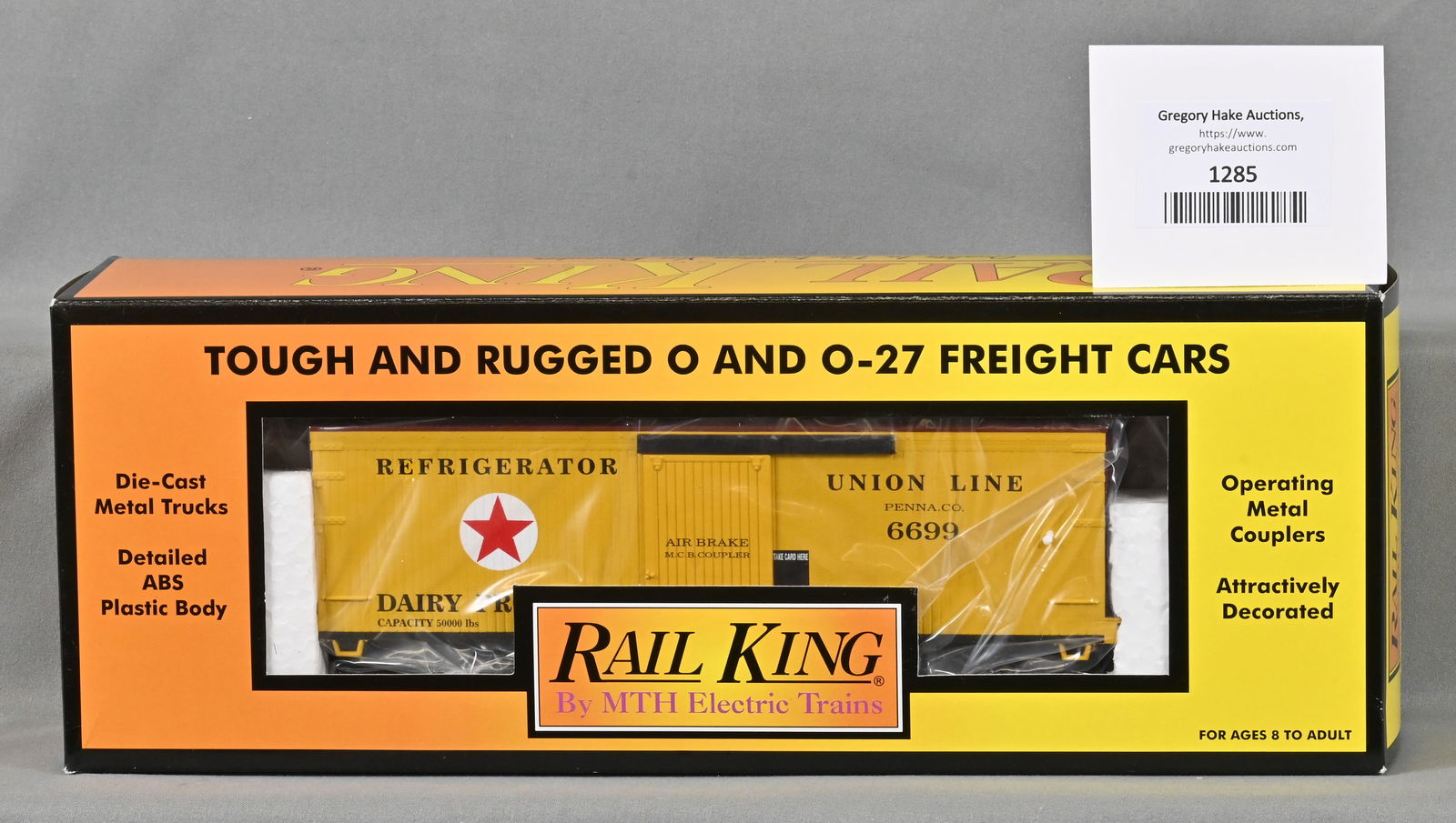 MTH 30-7493 Pennsylvania Union Line 34' Box Car - 19th Century, w/ OB (1 of 2)