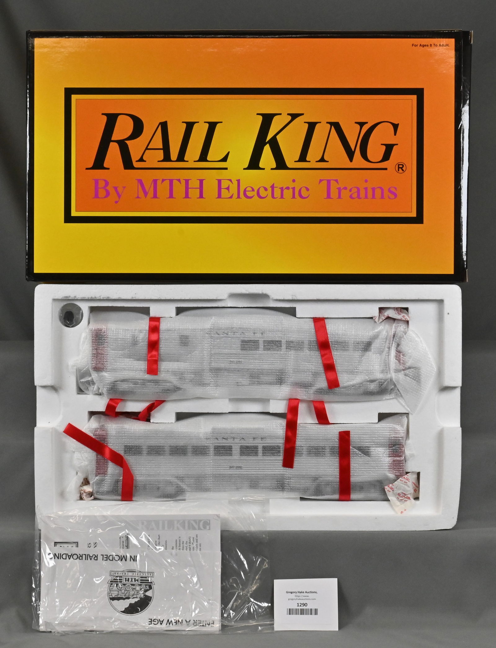 MTH 30-2145-1 Santa Fe RDC Budd Car Set w/ Proto-Sound & OB (1 of 4)