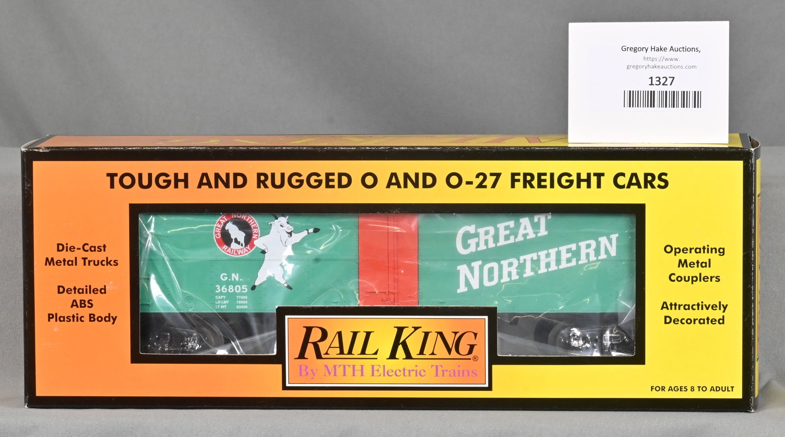 MTH 30-7899 Great Northern Modern Reefer Car, w/ OB: MTH 30-7899 Great Northern Modern Reefer Car, w/ OB - C10