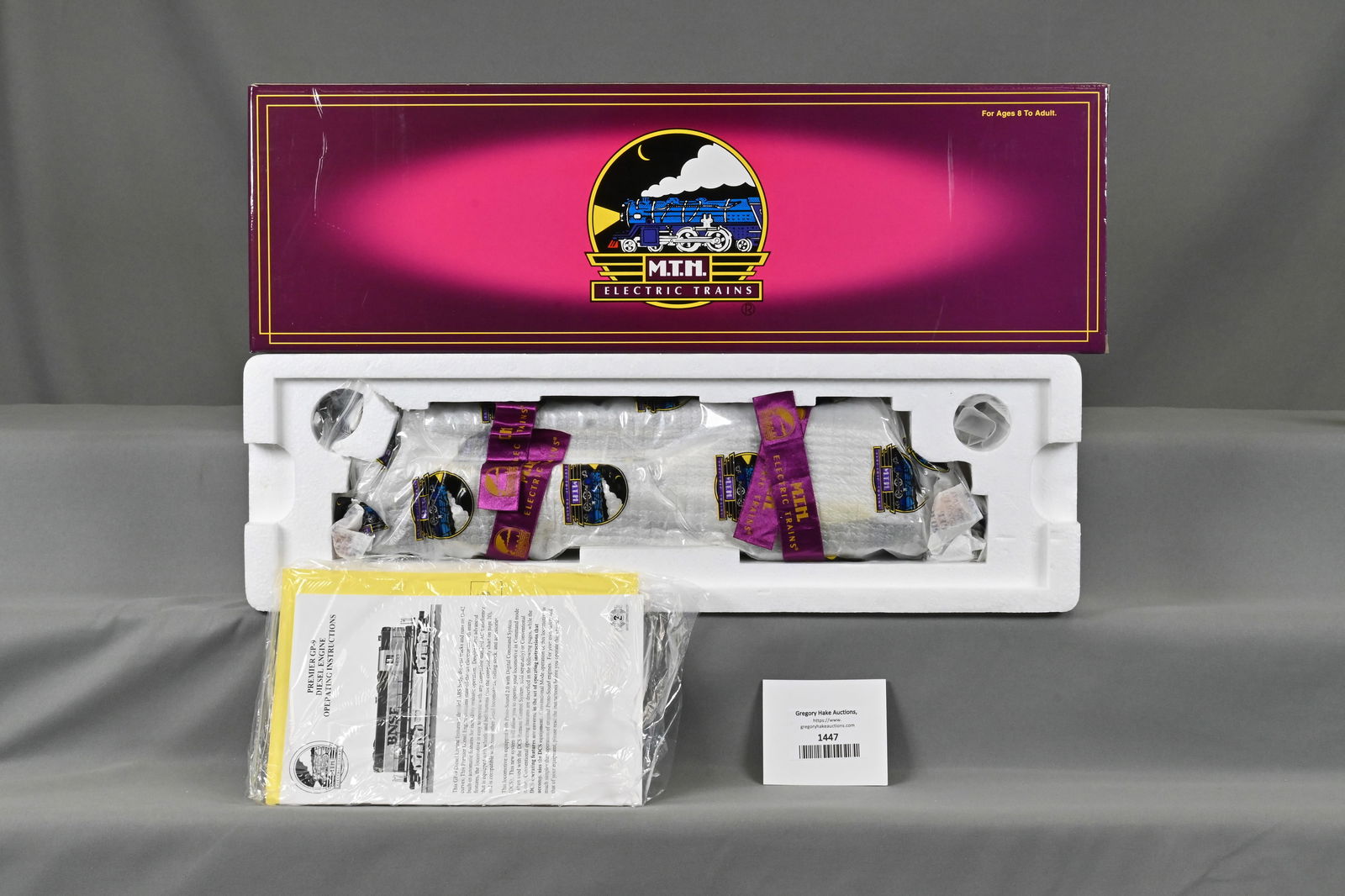 MTH 20-2279-1 Jersey Central GP-9 Diesel Locomotive w/ Proto-Sound 2.0 & OB (1 of 3)