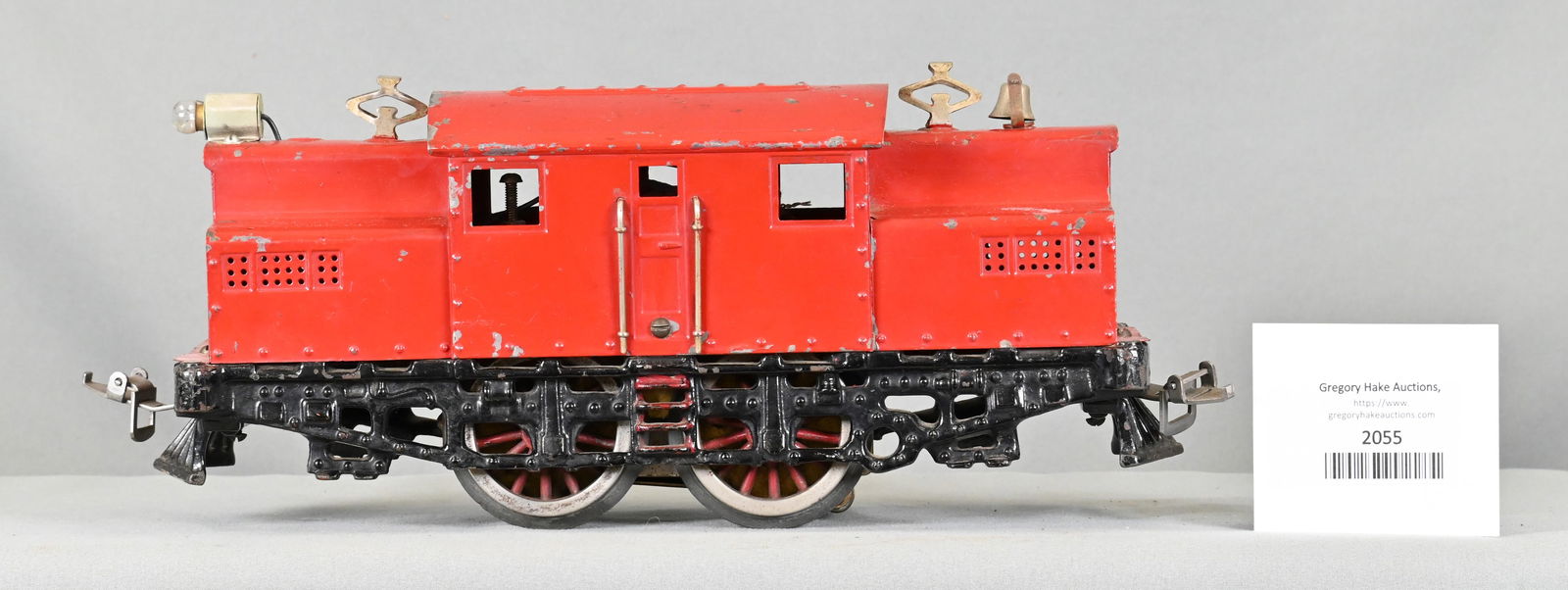 Ives Prewar 3241 Red Locomotive (1 of 6)