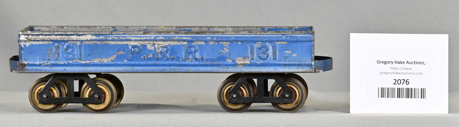 Carlisle & Finch Prewar 131 PRR Blue Gondola: Carlisle & Finch Prewar 131 PRR Blue Gondola, C6.
