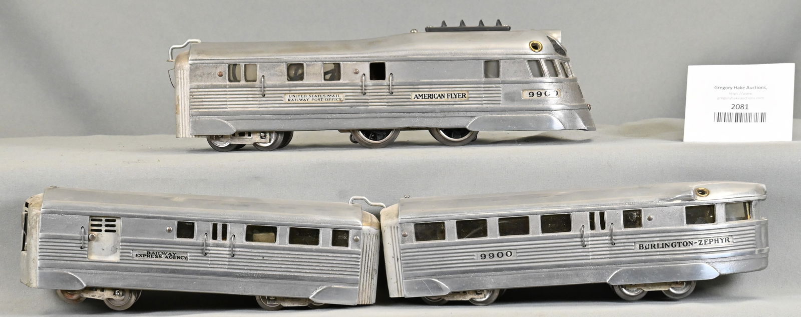 American Flyer prewar O gauge 9900 Zephyr streamliner (1 of 6)