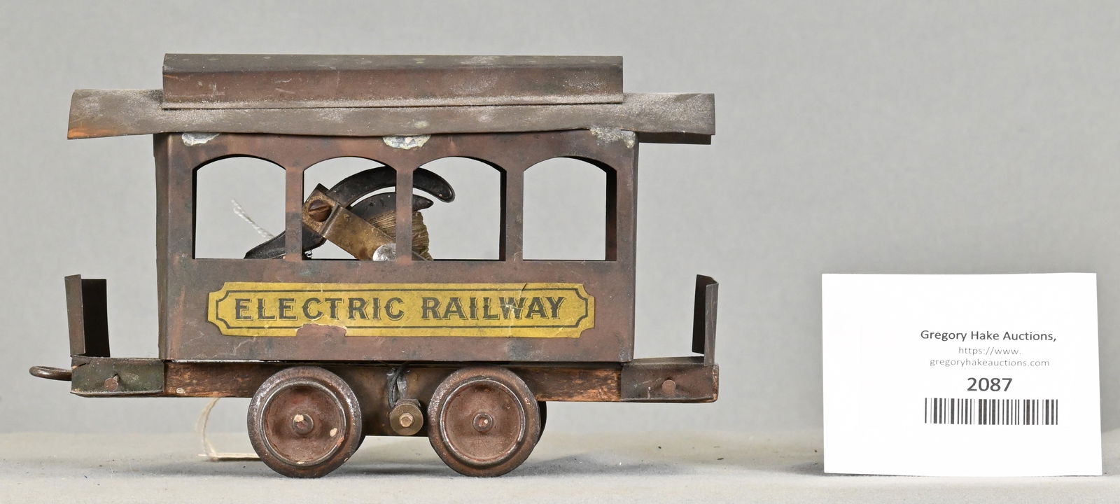 Carlisle and Finch Motorized Early "Electric Railway" Trolley (1 of 6)