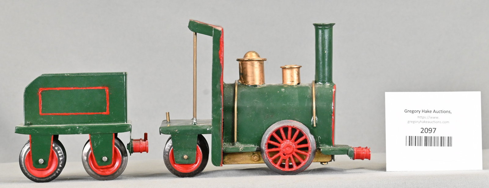 Lutz 1893 Prewar Steam Locomotive and Tender: Lutz 1893 Prewar Steam Locomotive and Tender, restored to C8.