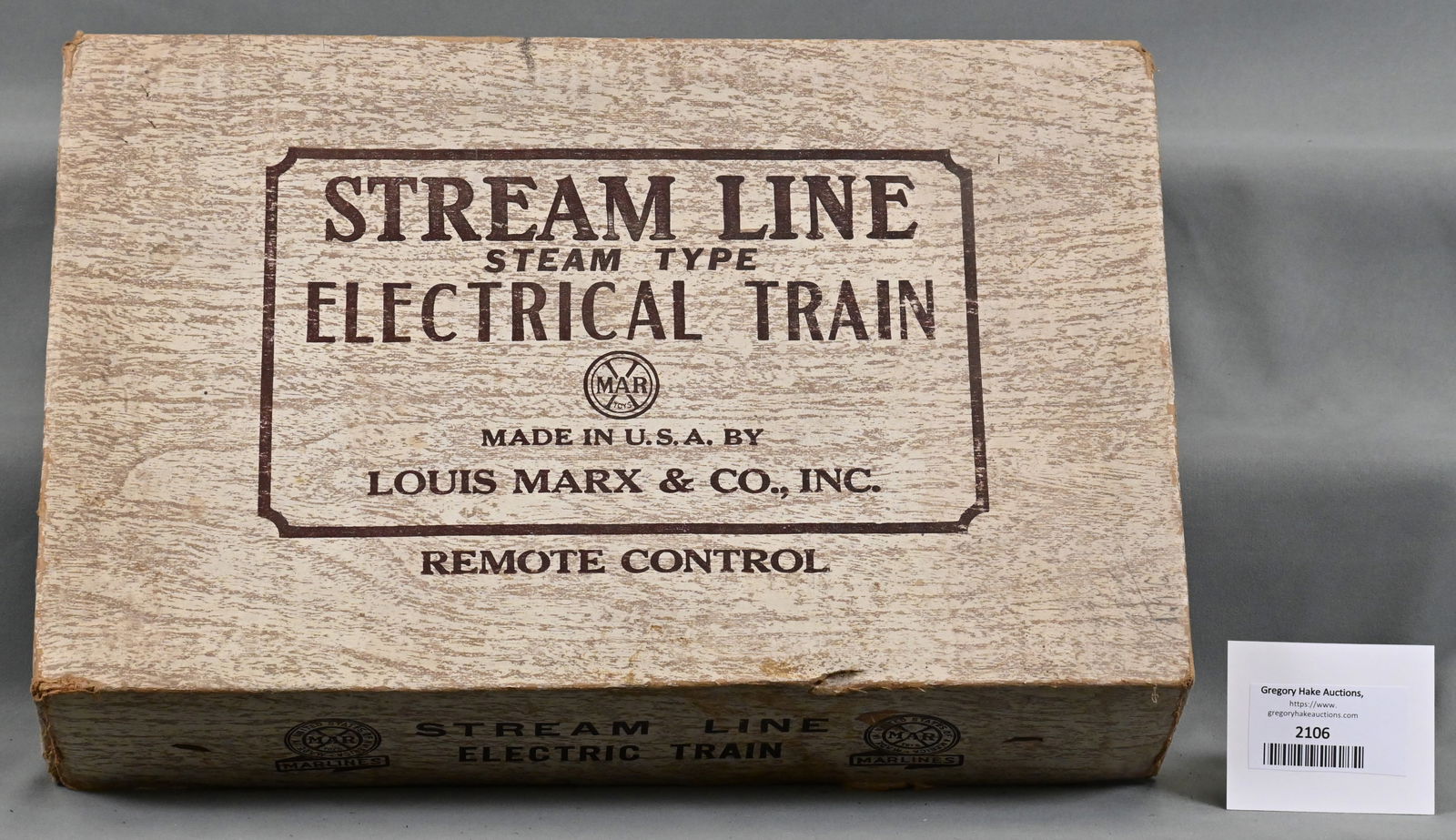 Marx Postwar # 5853 Electric  Steam Train Set in Original Set Box (1 of 9)