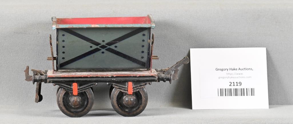 Bavarian Prewar Gauge 1 Four Wheel Dump Car (1 of 6)
