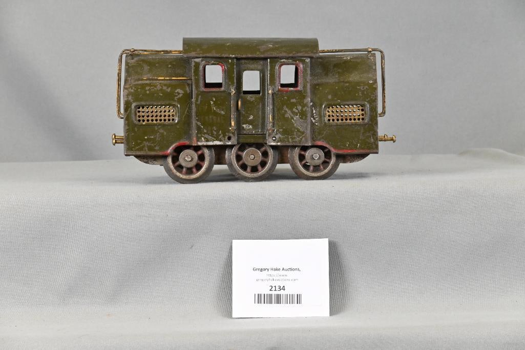 Lionel Green 6 Wheel  Prewar 33 Electric Locomotive (1 of 6)