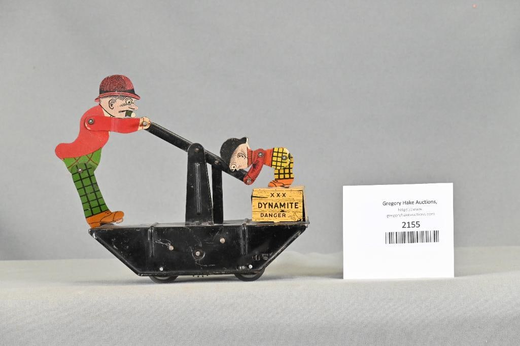 Marx Moon Mullins and Kayo Dynamite Hand Car - O Gauge (1 of 6)