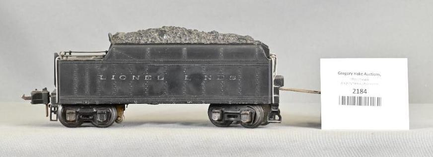 Lionel Prewar 2235W Black Die-Cast Shell Whistle Tender (1 of 6)