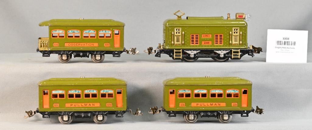 Lionel Prewar O Gauge 248 Loco Passenger Set (1 of 6)