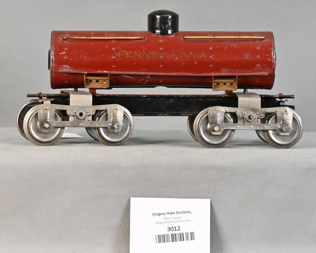 Lionel Prewar Standard Gauge Early #15 Pennsylvania Tank Car (1 of 5)