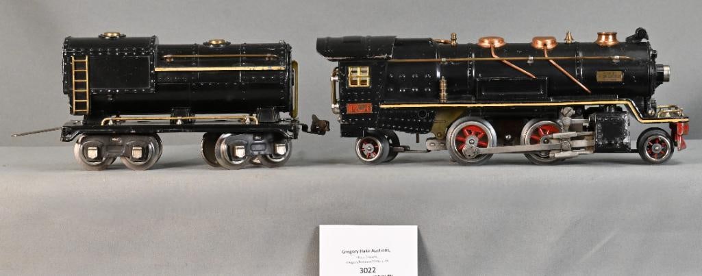 Lionel Prewar O Gauge 260E w/ Cream Stripe Running Board & 260T Tender (1 of 6)