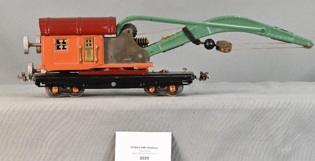 Lionel Prewar O Gauge Early Color 810 Operating Crane (1 of 5)