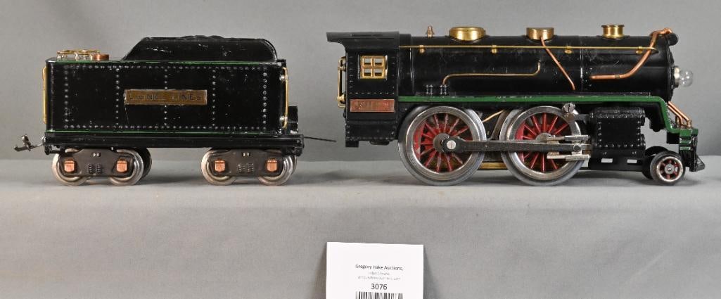 Lionel Prewar Standard Gauge 384E Steam Locomotive and 384T Tender: Lionel Prewar Standard Gauge 384E Steam Locomotive and 384T Tender, C7.