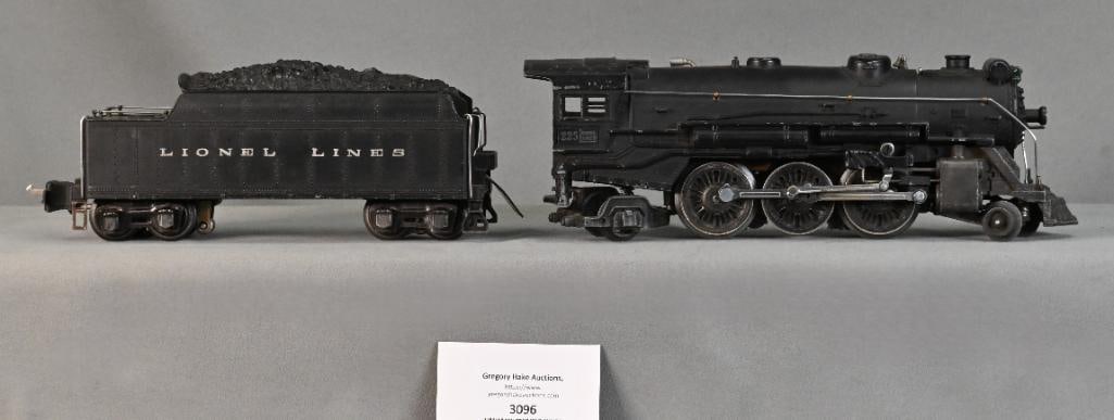 Tough to Find Variation Lionel Prewar O Gauge 225 with NO "L" on Nameplate and Tender (1 of 6)