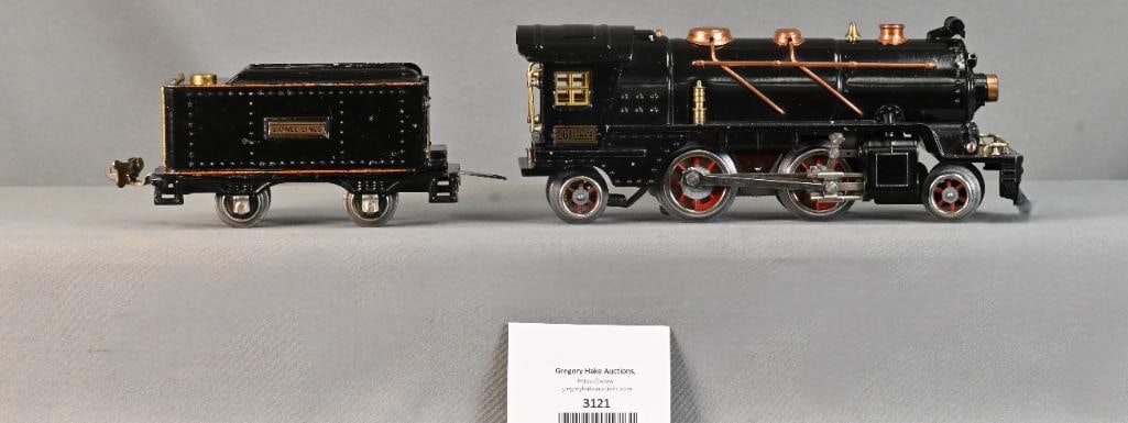 Beautiful Lionel Prewar O Gauge 261 Steam Loco & 257T Tender: Beautiful Lionel Prewar O Gauge 261 Steam Loco & 257T Tender. Loco is C7/8 and 257T Tender has Upper and Lower Orange Striping, C7.