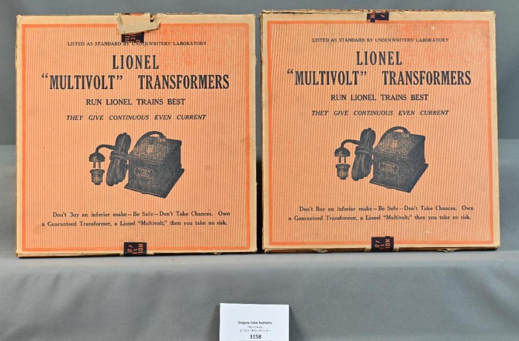 Two Lionel Prewar Standard Gauge #20 90 Deg Crossings in Original Boxes (1 of 3)