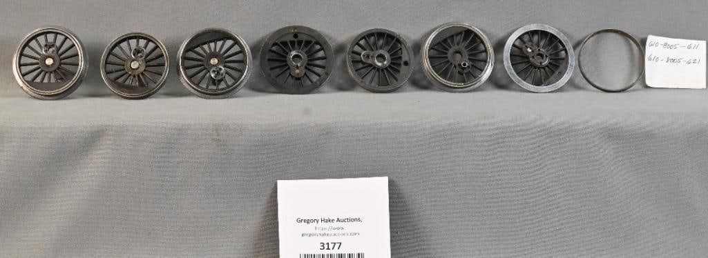 Lionel Prewar O Semi-Scale Hudson Full Set of 763E Driver Wheels w/ Axles (1 of 2)