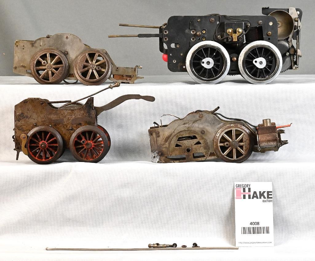 Four Prewar Standard Gauge and European 1 Gauge Motors (1 of 4)