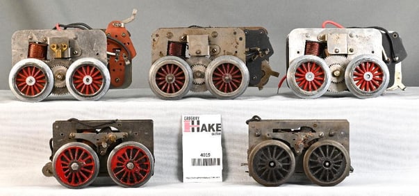 Five Electric Prewar Standard Gauge Motors